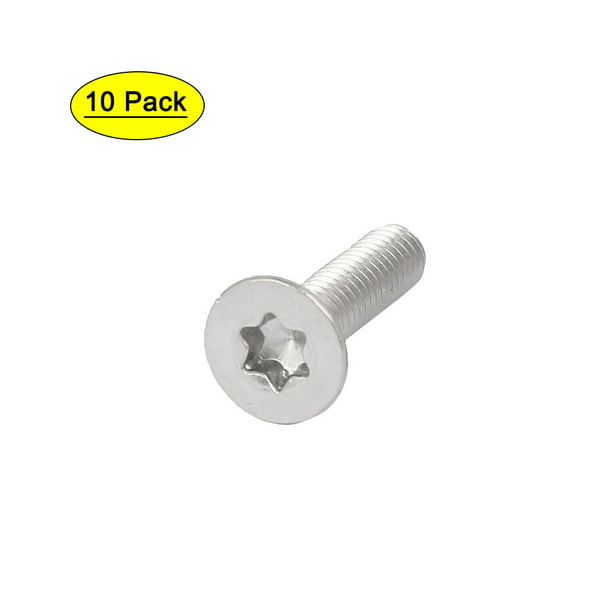 uxcell 50Pcs M4x3mm Internal Hex Socket Set Grub Screws Cone Point 304 Stainless Steel Screw 